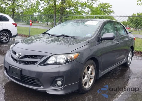 2011 Toyota Corolla S from USA, damaged, VIN 2T1BU4EE5BC589693